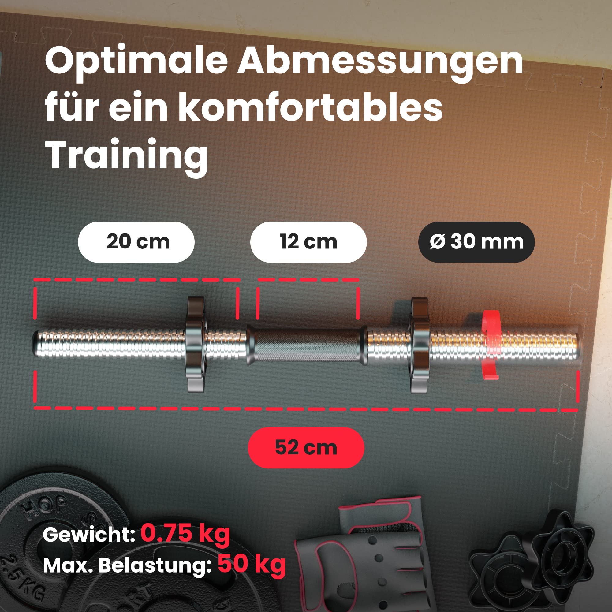 Hop-Sport Hantelbank mit Gewichten HS-1055, klappbare Trainingsbank mit Curlpult, Butterfly und Beincurler Inkl. 38 kg - 129,5 kg Hanteln Set